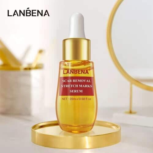 LANBENA Scar Removal Stretch Marks Serum Natural Extracts Revive Vigorous Repair Damage Remove Dirt Anti-aging Skin Deep Care