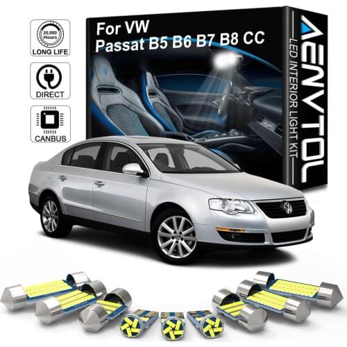 AENVTOL Canbus For Volkswagen VW Passat B4 B5 B6 B7 B8 CC 1990-2010 2012 2013 2014 2015 2016-2018 2019 2020 Auto LED Inside Lamp