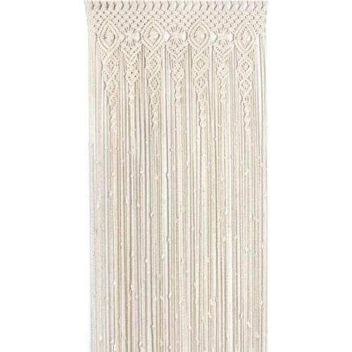 Curtain Boho Door Window Hanging Curtain Woven Tapestry Wall Decor Home Ornament for Apartment Bedroom Living Room