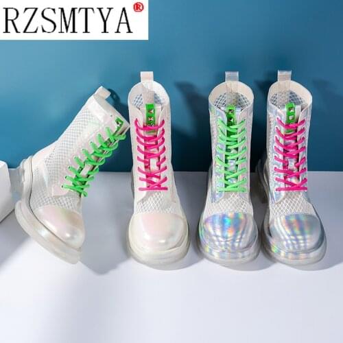 Summer New Style High Quality Sliver Lace-up Punched Sheet Surface Sandals Elevator Help Sandals Fashion WOMENS Shoes