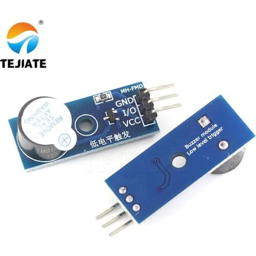 1PCS TEJIATE Buzzer With Without Shock Source KY-006 Buzzers Module Low Level Trigger Control Board Toy Smart Car Sound Sensor