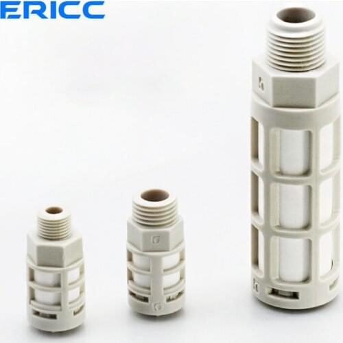 10pcs Solenoid Valve Muffler Pneumatic Muffler Air Quick Exhaust Muffler Absorb Noise Reduce Filter-1/8"1/4"3/8"1/2"