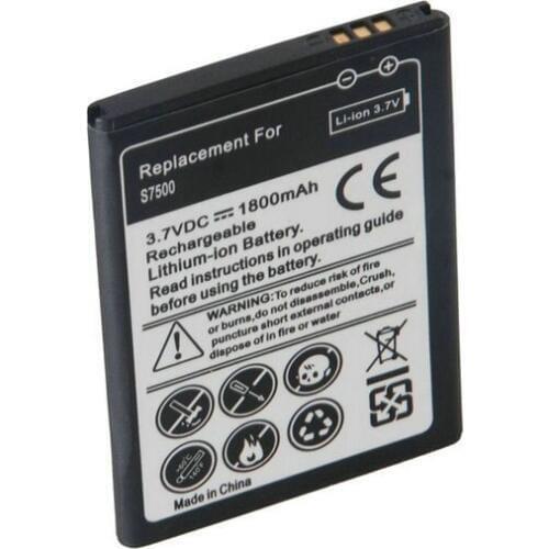 10pcs /lot 1800mAh Replacement Battery For Samsung Galaxy Y Duos S6102 S6792L Mini 2 S6500 S6802 Ace Plus S7500 S7508