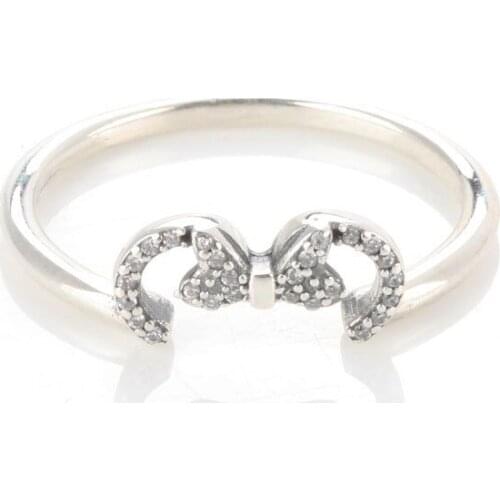 100% 925 Sterling Silver Pan Ring Creative Silhouette Personalized Ring For Women Wedding Party Gift Fashion Jewelry