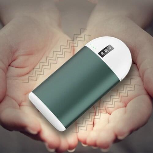10000mAh Power Bank Handwarmer Winter External Battery Heater Mini Hand Warmer For Girls 5000mAh USB Portable Charger Power Bank