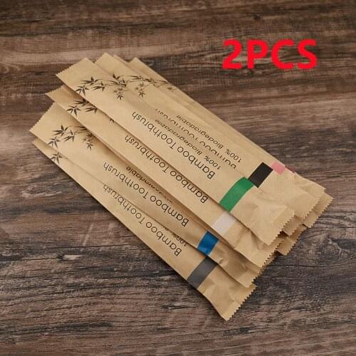 1 PCS Colorful Toothbrush Natural Bamboo Tooth Brush Set Soft Bristle Charcoal Teeth Eco Bamboo Toothbrushes Dental Oral Care