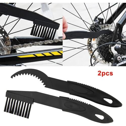 2 PCS Bicycle Chain Cleaner Cycling Cleaning Brushes Wash