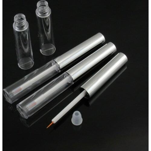 200pcs 7ml Transparent Plastic Empty Mascara Tube Mascara Bottles Eyelashes Tube Eyeliner Vials with Eyelash Eyeliner Wands