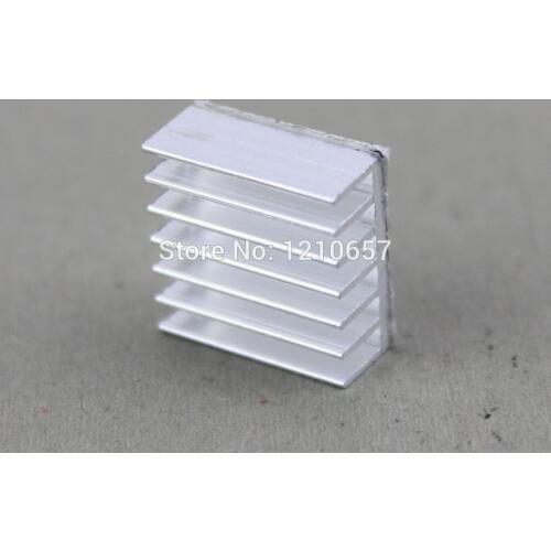 500pcs lot Wholesale Silver Aluminum Heatsink MOS Heat sinks Cooling XBOX VGA X360 14 x 14 x 6mm