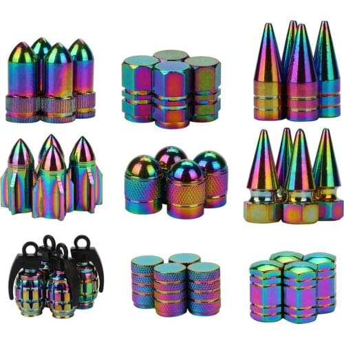 1PC Aluminum Bicycle Tire Valve Cap Ultralight Mountain Road Bike Valve Cap Schrader/Presta Tire Valve Protector MTB Accessories