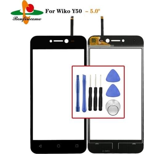 For Wiko Y50 Touch Panel Touch Screen Digitizer Sensor Replacement LCD Front Glass Lens
