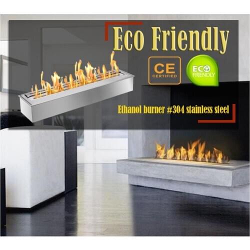 Inno living fire 24 inch camino a bioetanolo built-in fireplace