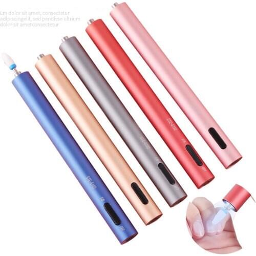 New portable sander USB charging Electric Nail Drill Manicure Pedicure Gel Remover Kit Strong Tools Polishing Sanding