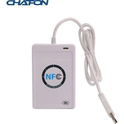 Chafon rfid smart nfc card reader support read write 13.56mhz NFC tags for network security