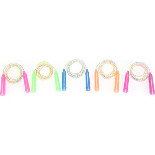 Skipping Jump Rope Fitness Wire Exercise Gym jump rope speed wire color random