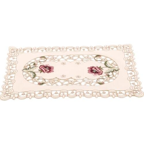 Tea Table Tablecloth Woven Fashion Coffee Placemat Decoration Family Party Simple Design Table Runner