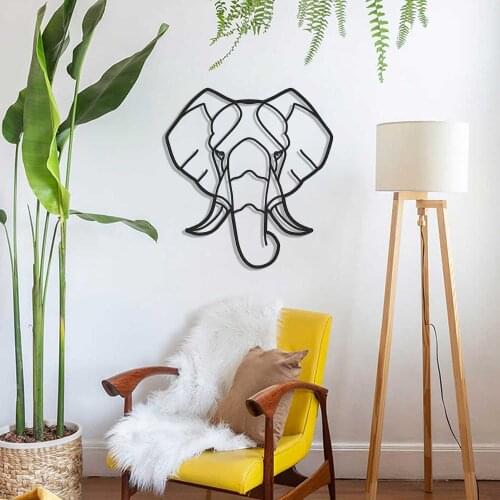 ELEPHANT METAL WALL TABLE DESIGN ANIMAL DECOR BOARD STYLISH MODERN LUXURY GOOD QUALITY
