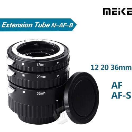 Meike N-AF1-B Auto Focus Macro Extension Tube Ring for Nikon D7200 D7100 D7000 D5100 D5300 D5200 D3100 D800 D600 D300 D90 D80