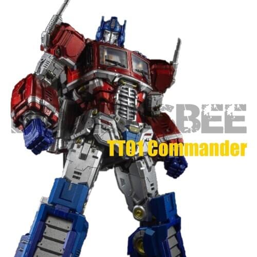 【IN STOCK】Action Figure Tryace Toy TT01 Commander Transfer Robot Model First Generation G1 Plastic High Accurate Statue