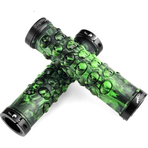 Bike Bar 1 Pair Bicycle Grips Anti-Skid Comfortable Rubber Bike Handlebars Grips Lock-on Mountain Road Bicycle Handle Bar Grips