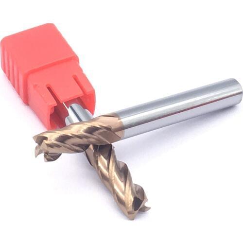 1PCS HRC60 4F 6.0XD6X50L CNC Lathe Tungsten Steel solide Carbide Endmills Flat Bottom Four Blade End Mill