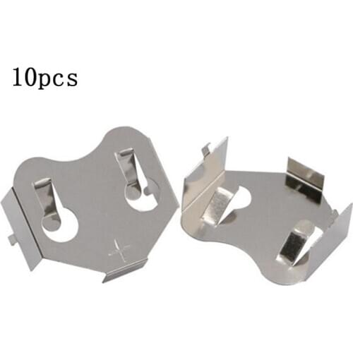 10PCS Phosphor Bronze Battery Shrapnel Cell Holder for CR1220 CR1620 CR1616 CR2025 CR2430 CR2450 CR2477 Battery Retainer
