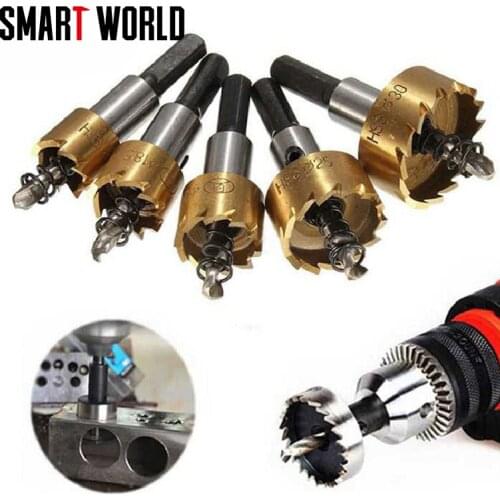 5pcs 16mm-30mm Hole Opener Drill pro Tools HSS Drill Bit Hole Saw Stainless Steel Metal Alloy HOT Drill Bits