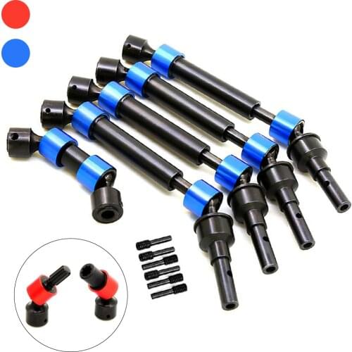 5Pcs Steel CVD Drive Shaft RC Upgrade Parts for Big E Traxxas E-Revo 2.0 VXL 86086-4 RC Car Replace Accessories