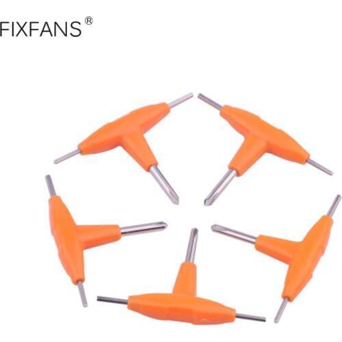 FIXFANS 5Pcs T Shape Screwdriver Cross Screw Driver Inner Hexagon Spanner for Electronic Cigarette RDA RBA RTA Vape DIY Tool