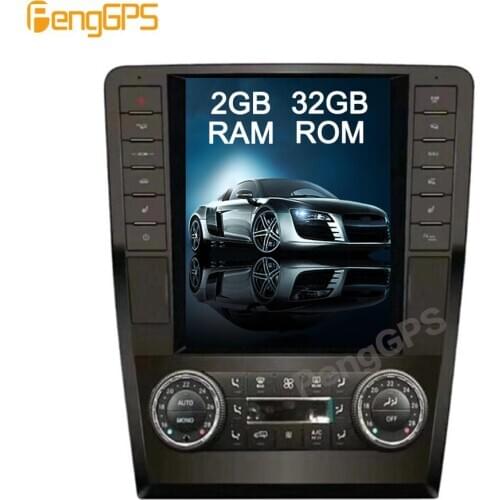Android Tesla Vertical Screen for Mercedes-Benz GL-X164/Benz ML-W164 Audio Player 1080P GPS Navigation 9.7 inch 1080P Headunit