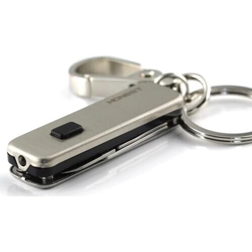 LED light keychain scissor bottle opener knife key chain key holder multifunctional keychain sleutelhanger llaveros hombre