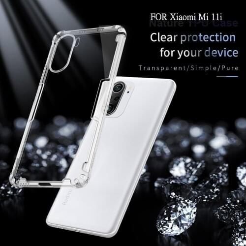 TPU Case for Xiaomi Mi 11i NILLKIN Nature Transparent Clear Soft Back Cover for Xiaomi Mi 11X Pro Case Silicone