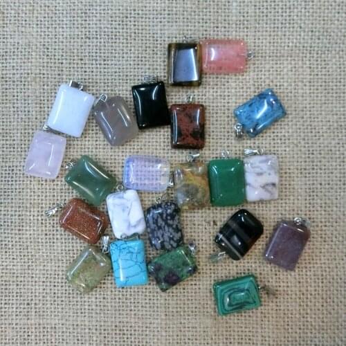 Druzy Charm Pendants