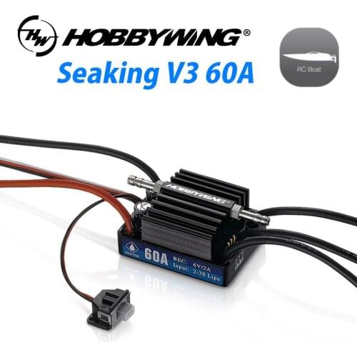 HobbyWing SeaKing V3 60A With Waterproof BL Motor ESC 6V/5A BEC For RC R/C Racing Boat