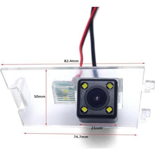 JanDeNing HD CCD Car Rear View Parking/ OEM License Plate Light Camera With 4 LED Lights For Jeep Compass/Patriot /Liberty