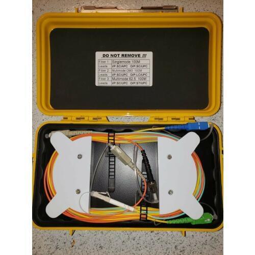 Jyttek 3 in 1 SM 9/125 MM 62.5 OM3 100M Fiber Optical OTDR Launch Cable Box Fiber Rangs
