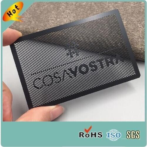 China product black metal business cards wholesale
