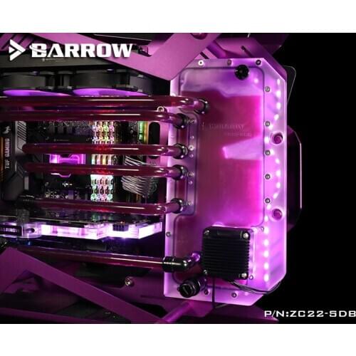 Barrow ZC22-SDB, Waterway Boards For Zeaginal 22 Case, For Intel CPU Water Block & Single GPU Building