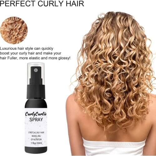 30ml/50ml Curling Oil Hair Nourishing Deep Moisturizing Synthetic Quick Drying Hair Modeling Essence for Beauty