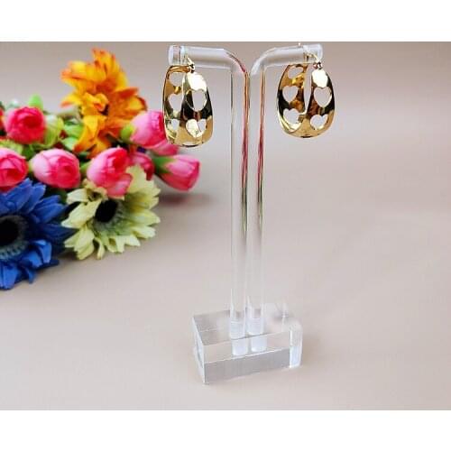 Earrings Metal Heart-Shaped Cute Beautiful All-Match Hollowed Elegant Retro Show Shopping Trendy Fashion Gift Ladies Gold 004