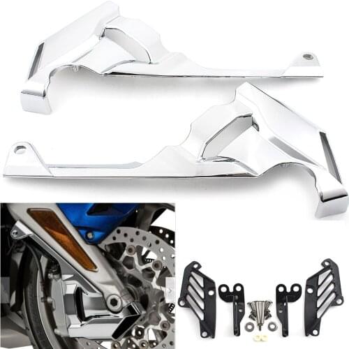 Motorcycle Chrome Front Caliper Cover Side Trim Decoration Cover For Honda Goldwing GL1800 Tour DCT Airbag 2018-up