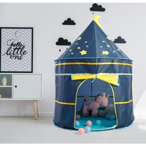 Portable Tent Pool Tipi Tent Infant Children Games Play Tent Princess Prince Room Funny Zone Indoor Outdoor Playhouse Castle Toy