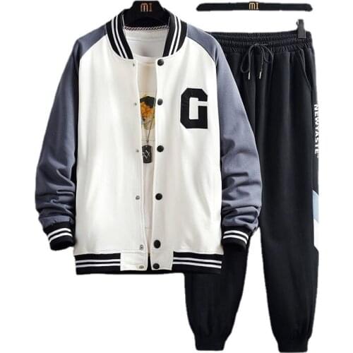 Spring and autumn style Korean casual mens suit trendy youth baseball uniform student uniform, suit
