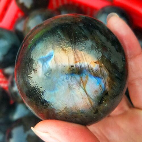 NATURAL Labradorite quartz crystal sphere ball healingnatural stone and mineral Christmas home decoration gifts