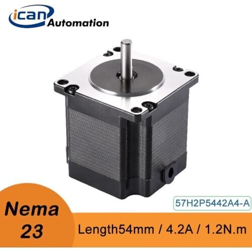 ICAN CNC Stepper Motor Nema23 1.2Nm 4.2A Length 54mm For Milling Machine
