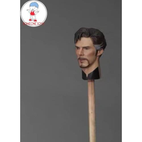 TBLeague 1/12 scale male head sculpture Handsome man Ph. D. head carving for 6" TBLeague action figure body toys