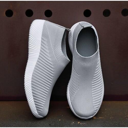 Women Vulcanized Shoes High Quality Women Sneakers Slip On Flats Shoes Women Loafers Plus Size 42 Walking Flat