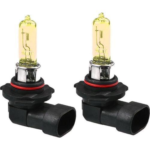 1pcs 12V 55W 3000K Yellow Car Headlight H1 H3 H4 H11 9006 9005 HB4 HB3 Z8K0