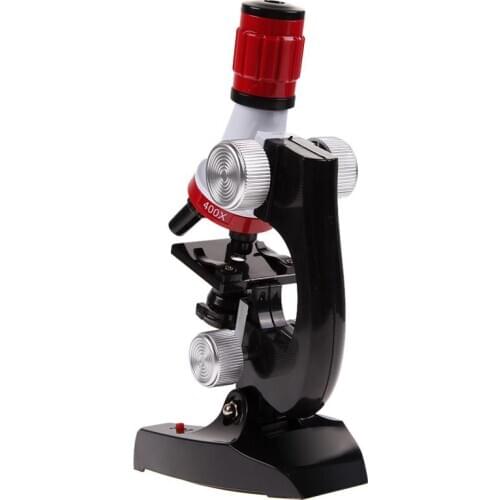 1200X Adjustable Microscope Kit Simulation Biological Science High-Definition Microscope for Home Child Lab Education Best Gift