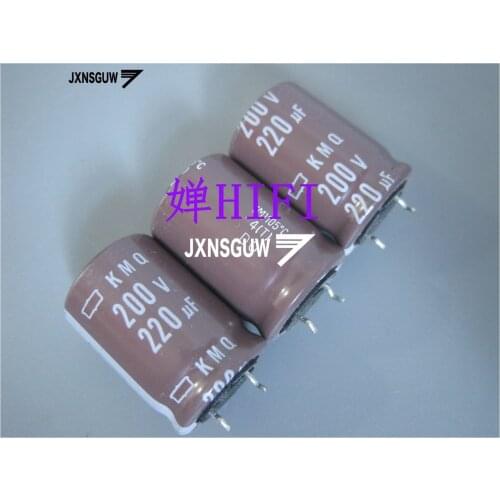 20PCS NIPPON KMQ 200V220UF 18X25MM NCC long life electrolytic capacitor 220UF/200V CHEMI-CON 105 degrees 220uF 200V